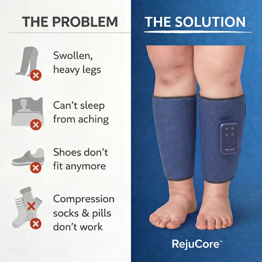 RejuCore™ 3-in-1 Leg Massager - Relief for Swelling & Poor Circulation